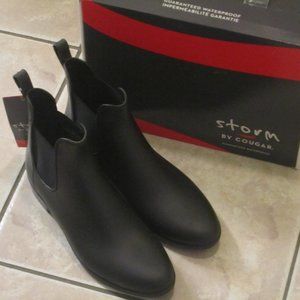 Size 11 Round Toe Rain Ankle Boots